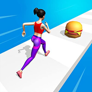 Girl Run Beauty 3d