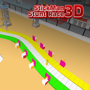 StickMan Stunt Race 3D